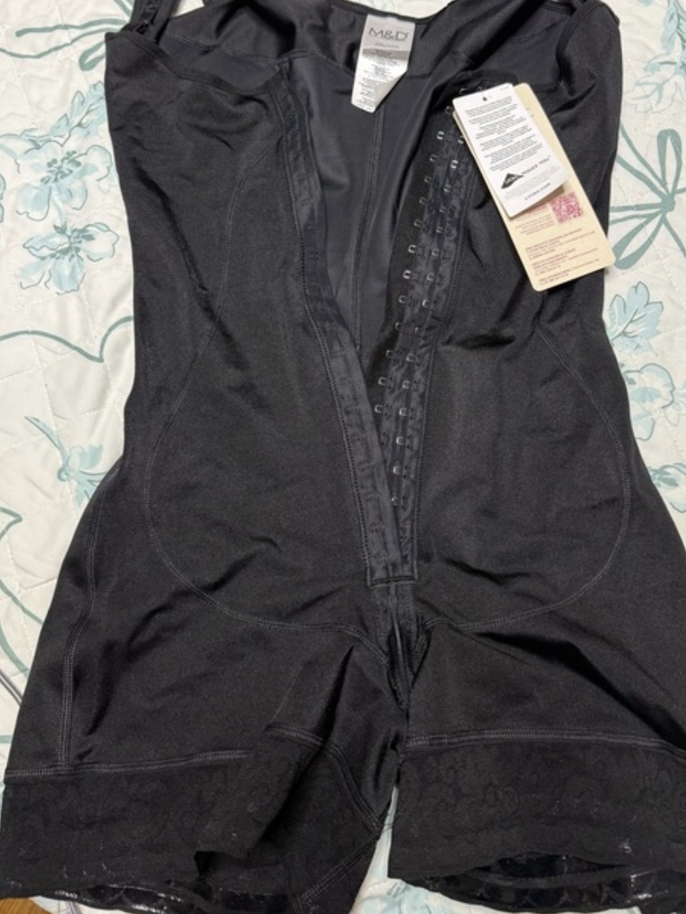 M&D Faja Black Full-Body Shapewear Bodysuit